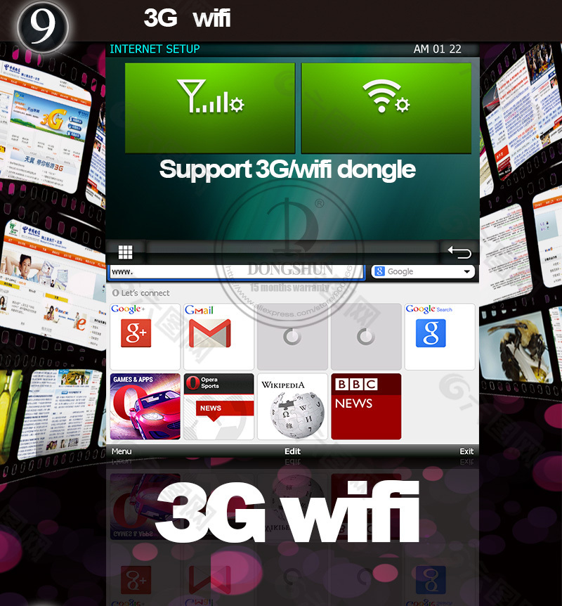 3G  wifi