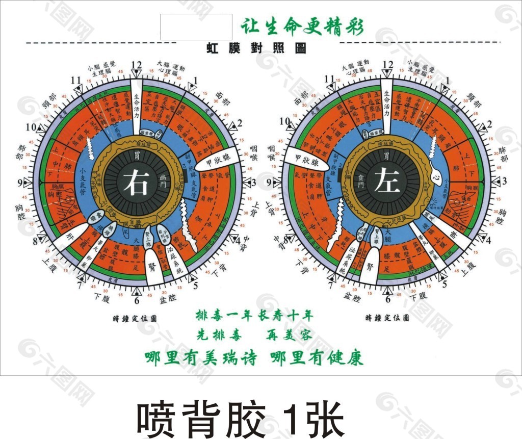 虹膜对比