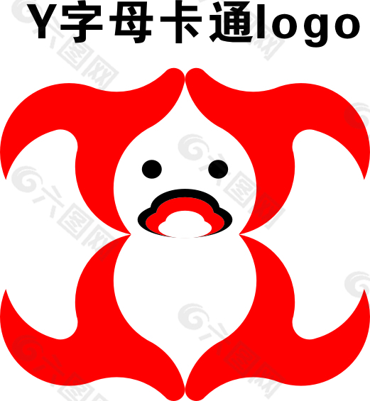 Y字母卡通logo