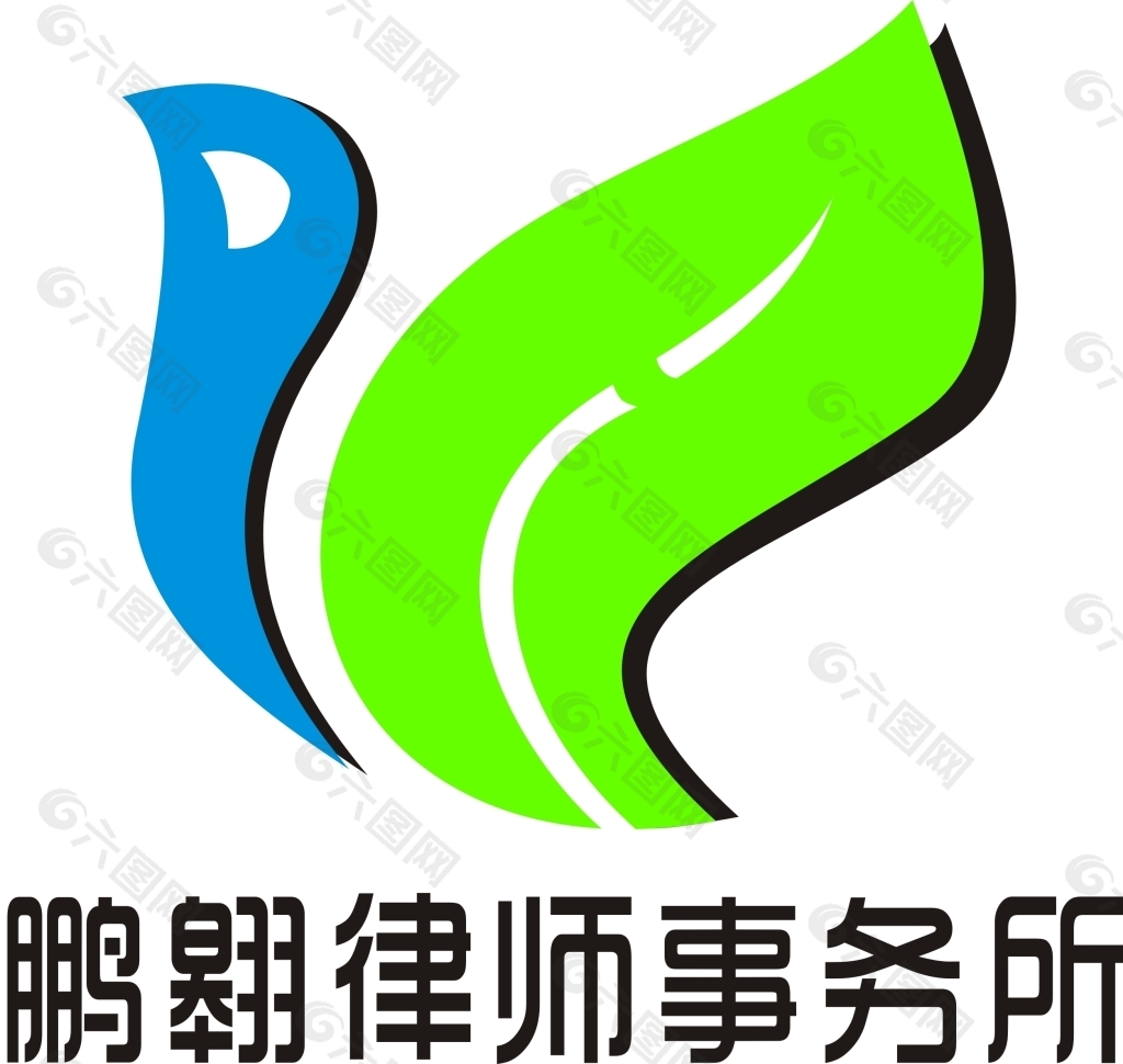 鹏翱律师事务所logo
