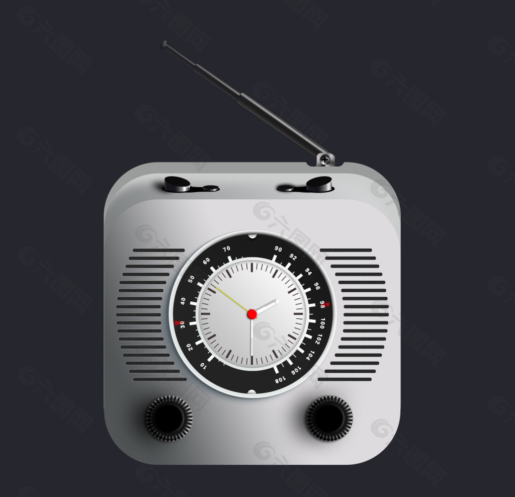 复古收音机|UI|图标|暖人心 - 原创作品 - 站酷 (ZCOOL)