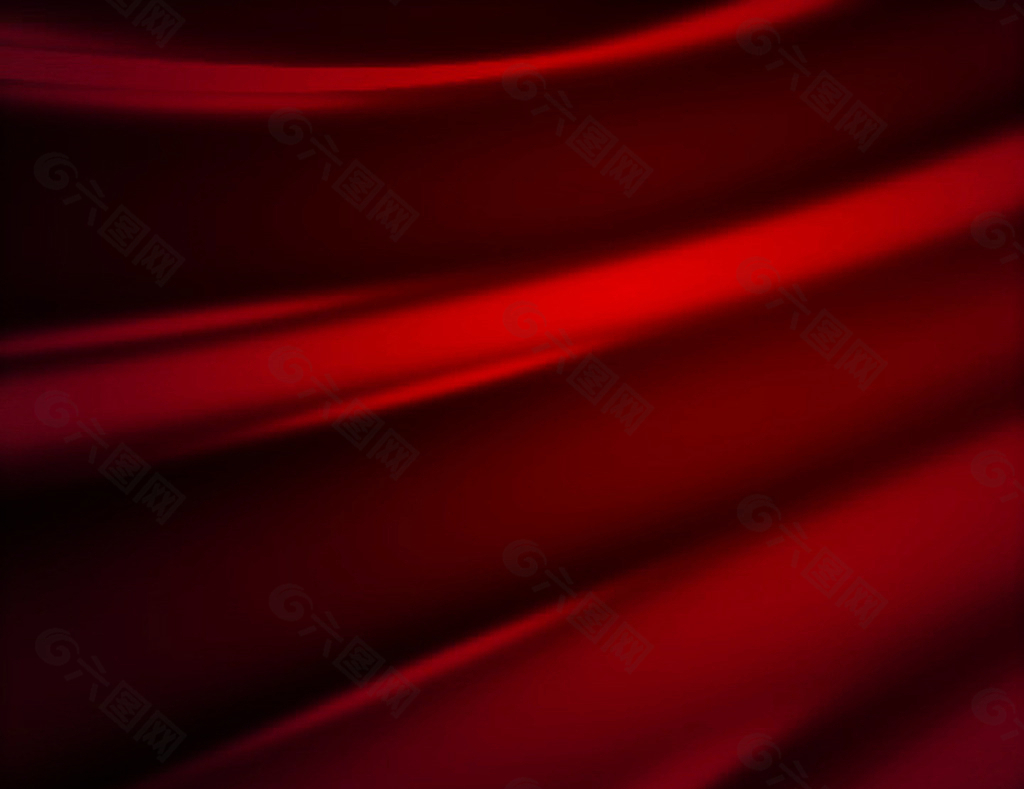 红色绸缎流动背景
