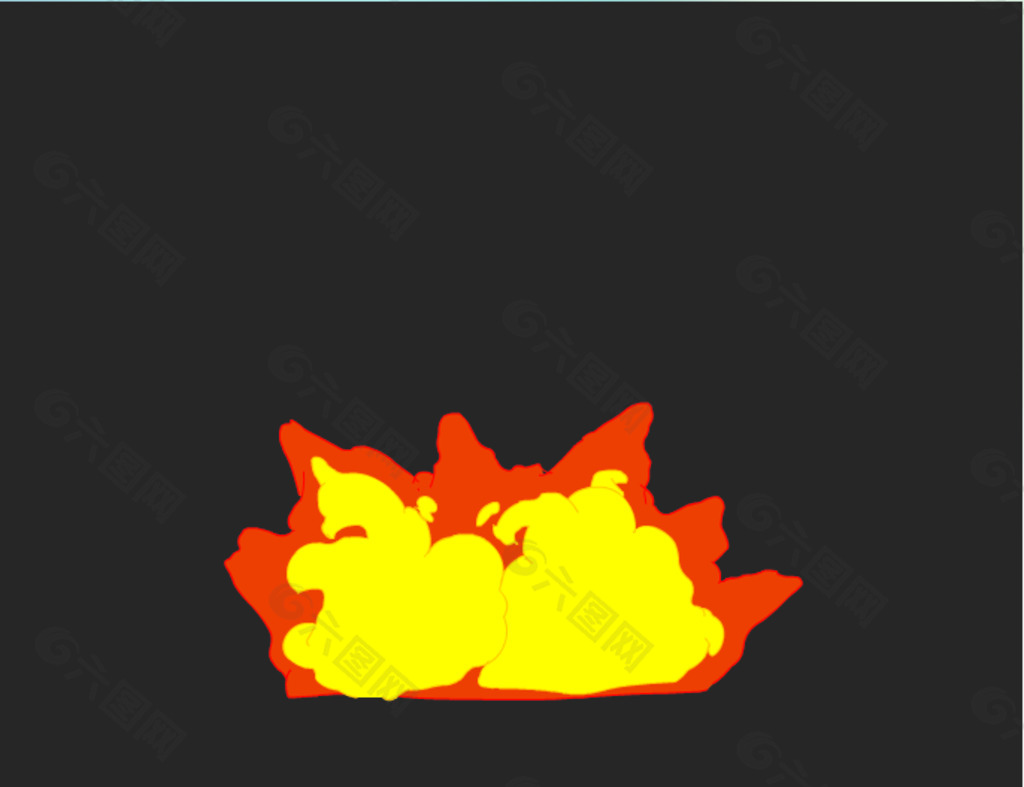 燃烧的火焰flash动画素材