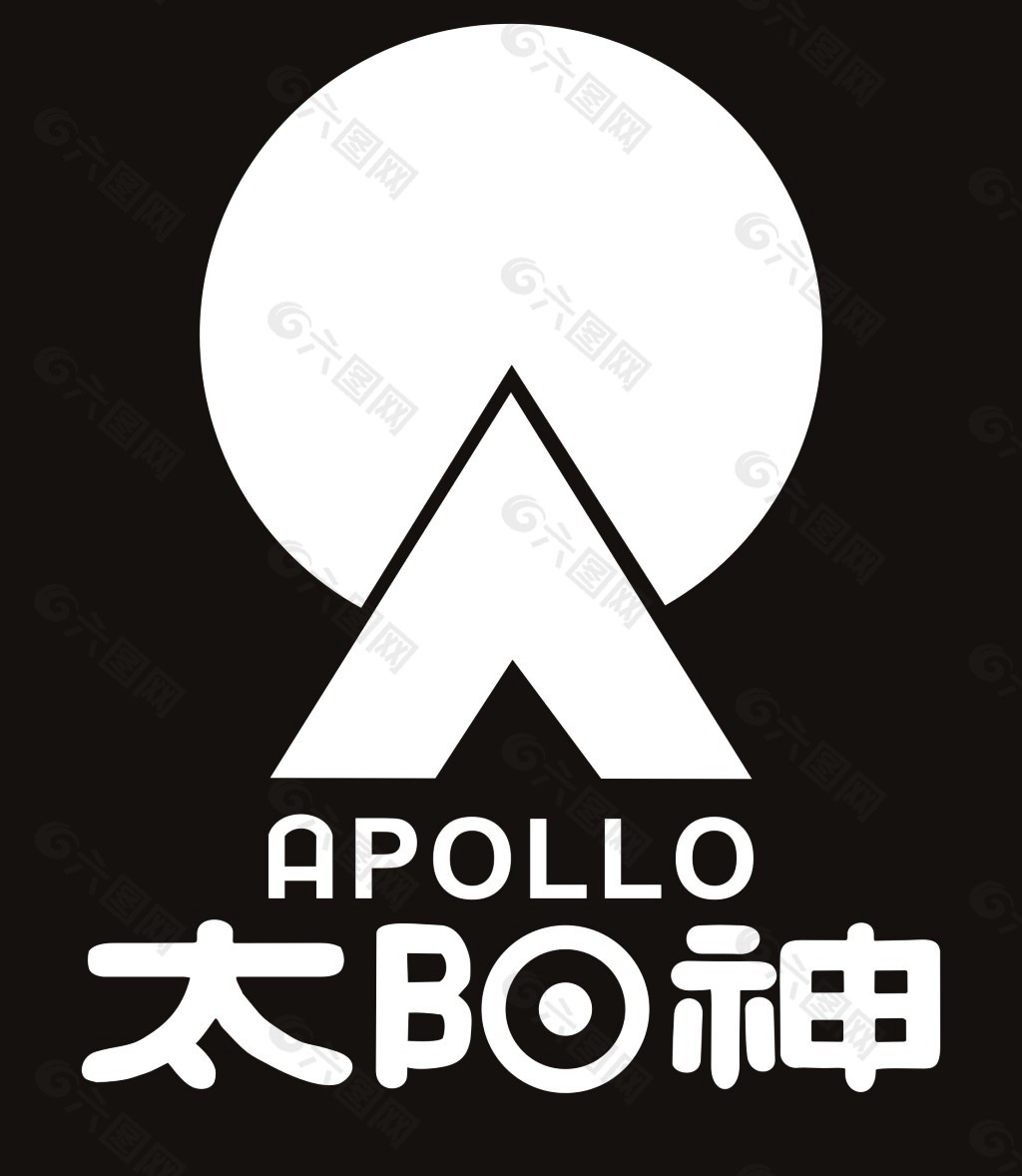 太阳神白色logo