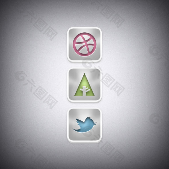 Forrst图标设计psd分层素材