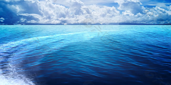 唯美蓝色海洋背景图psd分层素材背景素材免费下载 图片编号 六图网
