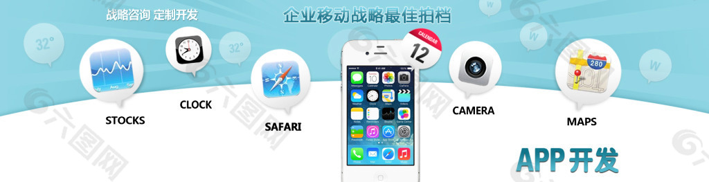 手机APP发开专题banner