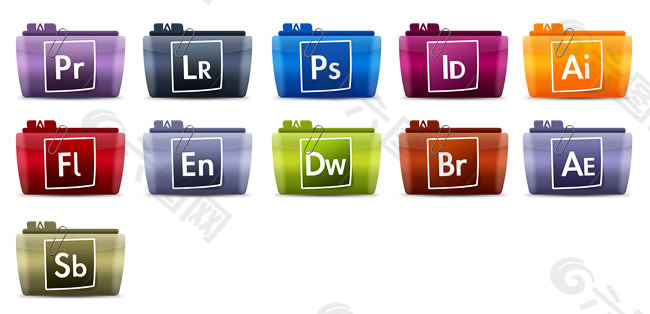 Adobe软件图标素材下载