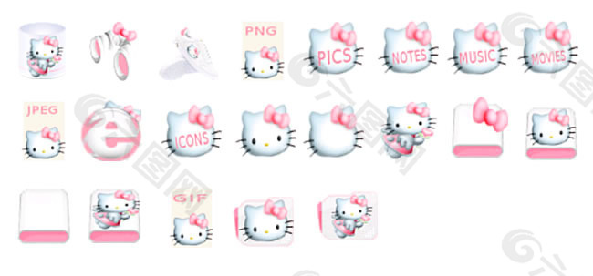 Hello Kitty小图标下载