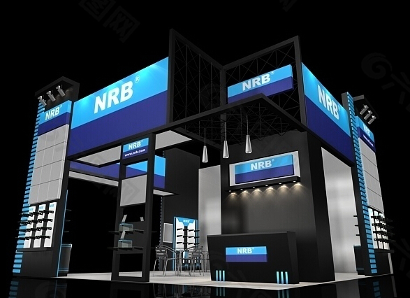 NRB会展3Dmax设计模型