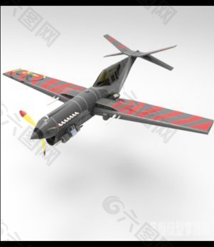 修改的P40战斗机模型下载