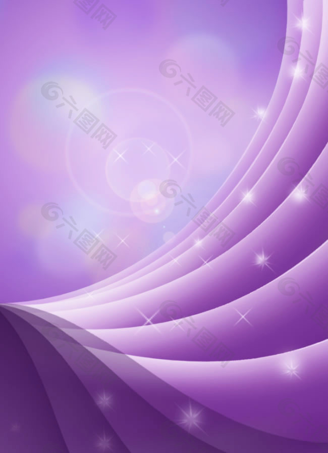 紫色幻影展板背景PSD素材