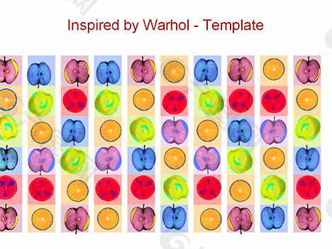 灵感来自沃霍尔模板