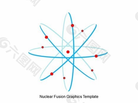 核聚变的图形模板