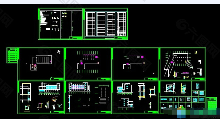 某市消防站工程建筑施工图下载