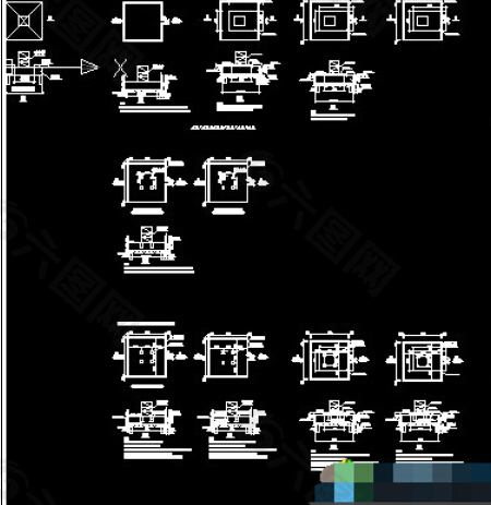 塔吊基础方案相关CAD图纸下载