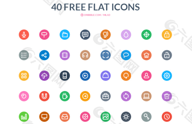 40个免费icon