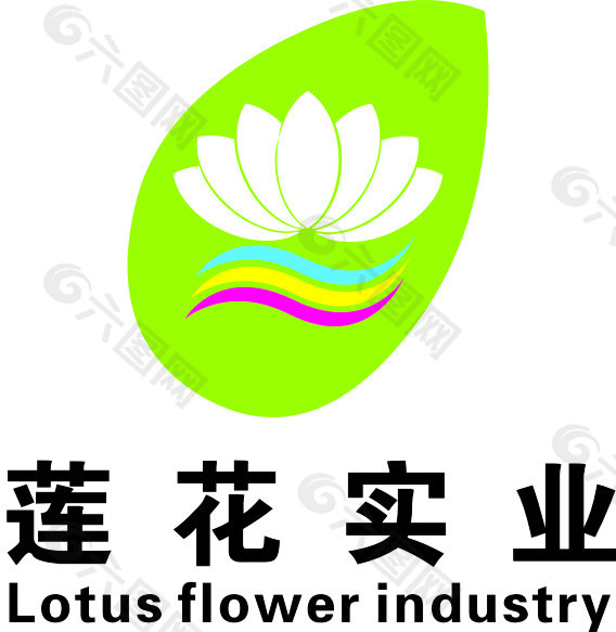 莲花实业logo