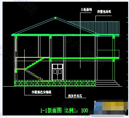 某别墅建筑设计方案图