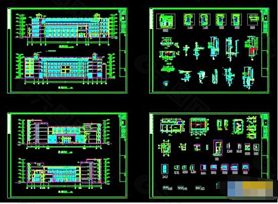教学楼cad设计施工图