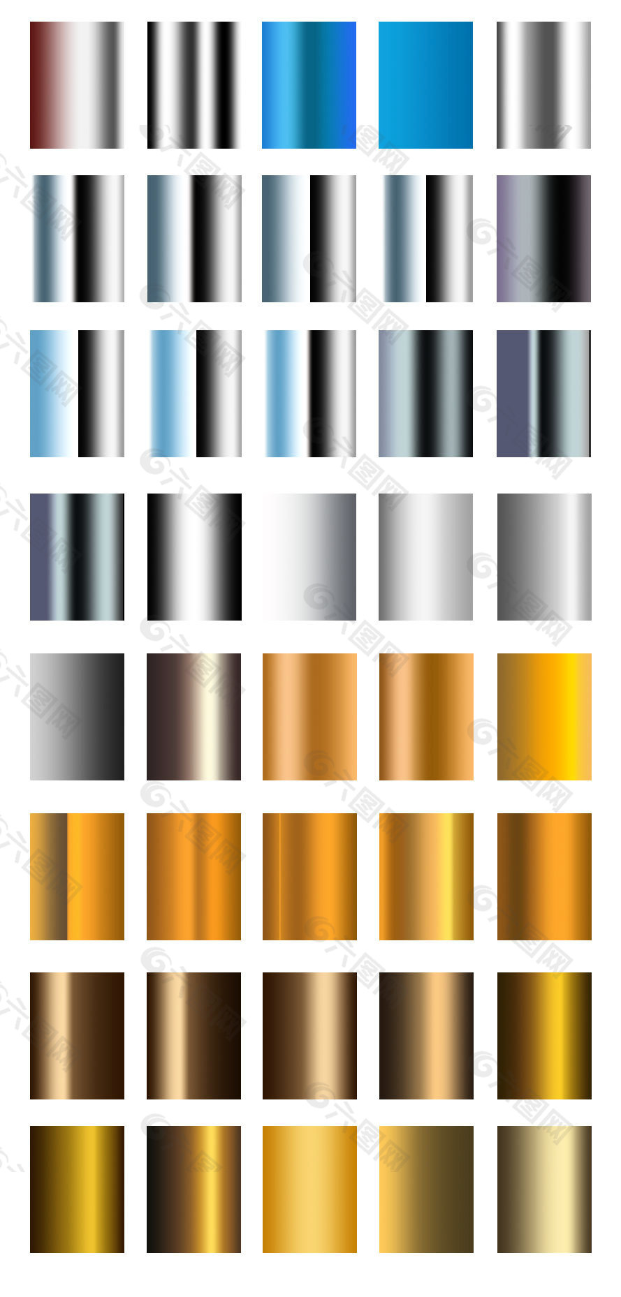 常见金属单质颜色图片