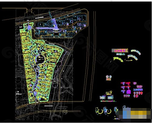住宅小区多层及小高层户型平面CAD图纸