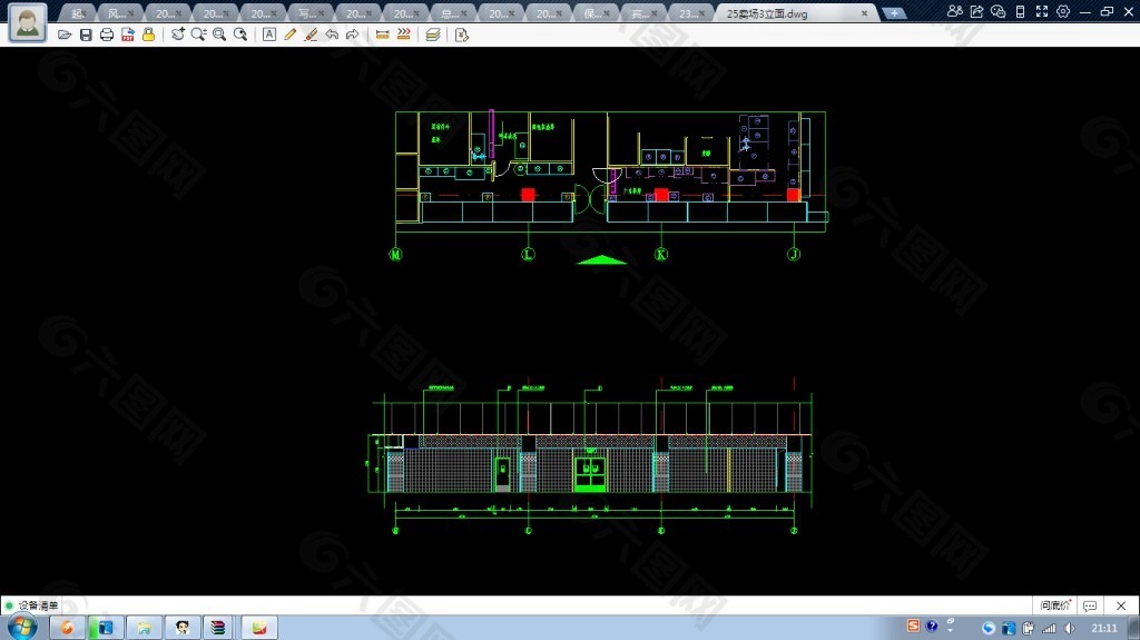 藏式高档宾馆建筑全套CAD施工图