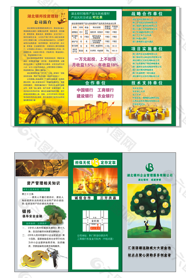 投资 宣传单