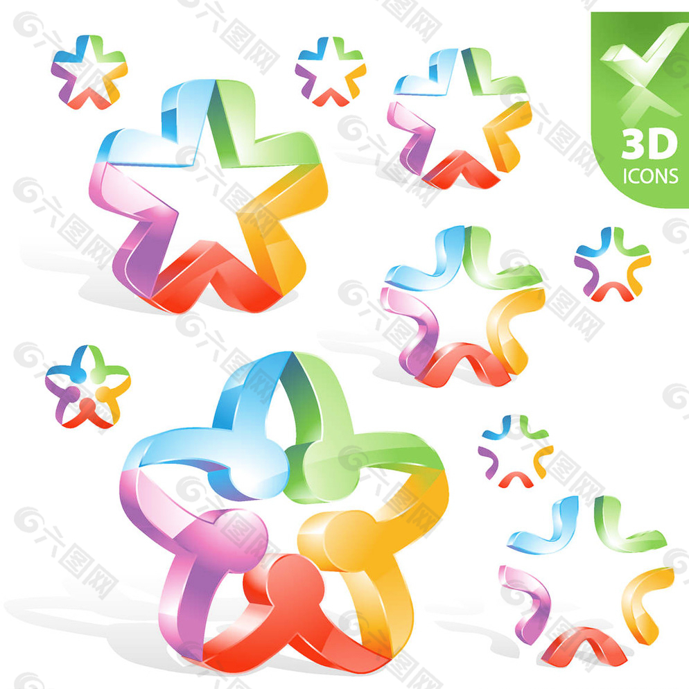 3D立体LOGO图标图片