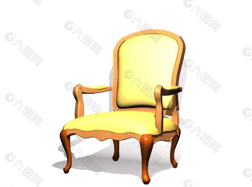 椅子3d格式精品模型图片