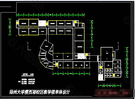 教学楼单体设计图带效果图