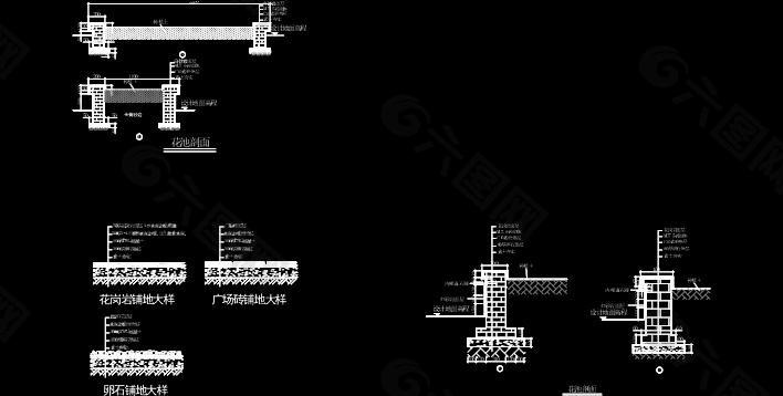 花坛施工设计图纸