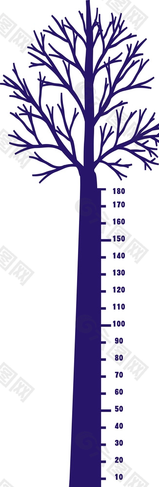 树枝量身高图片