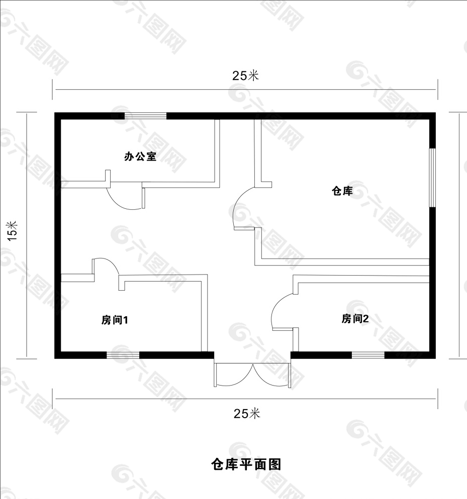 仓库布局图图片