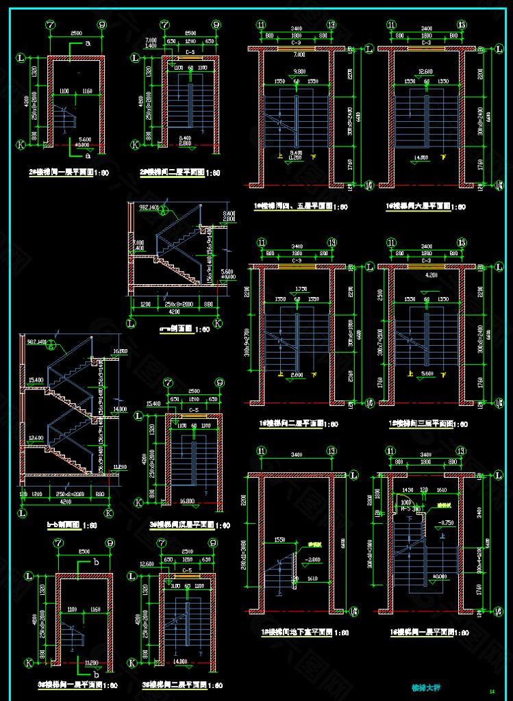 楼梯大样图图片