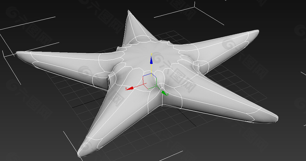 海星3D模型图片