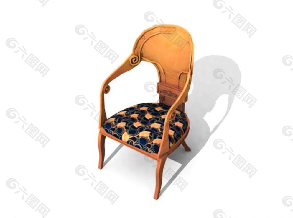 椅子单体模型图片
