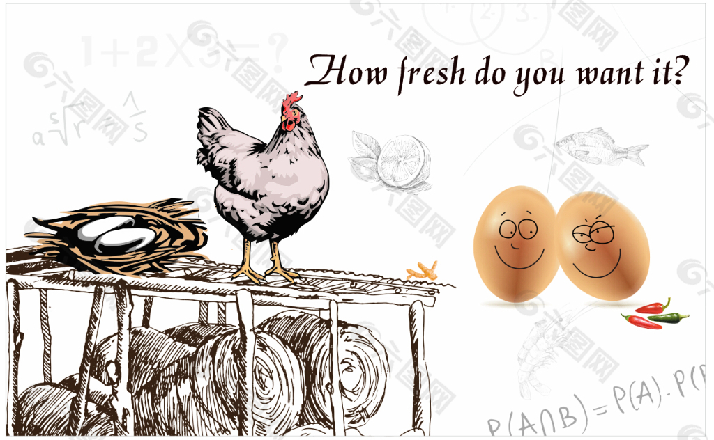 超市鸡蛋区氛围