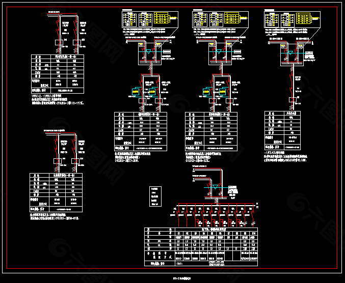 标准的配电箱接线图标准cad配电设计