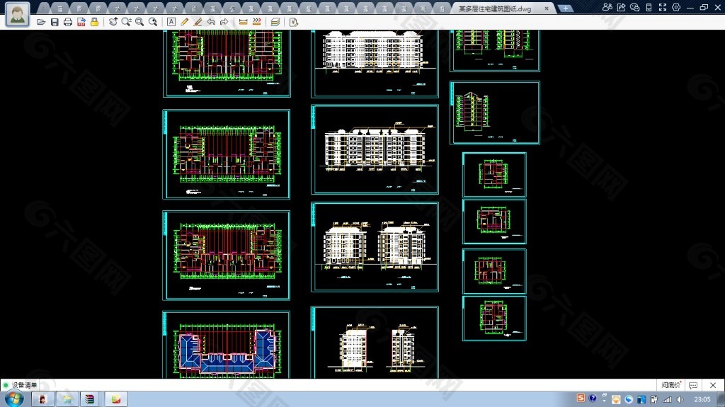 某多层住宅建筑CAD图纸