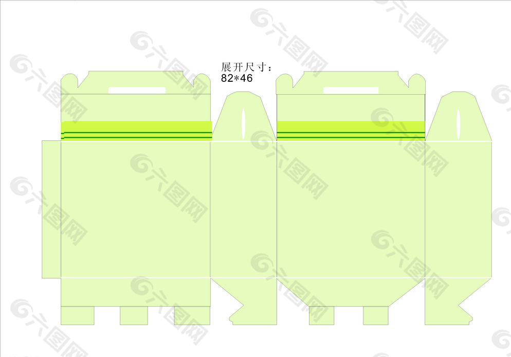 包裝設計展開圖圖片