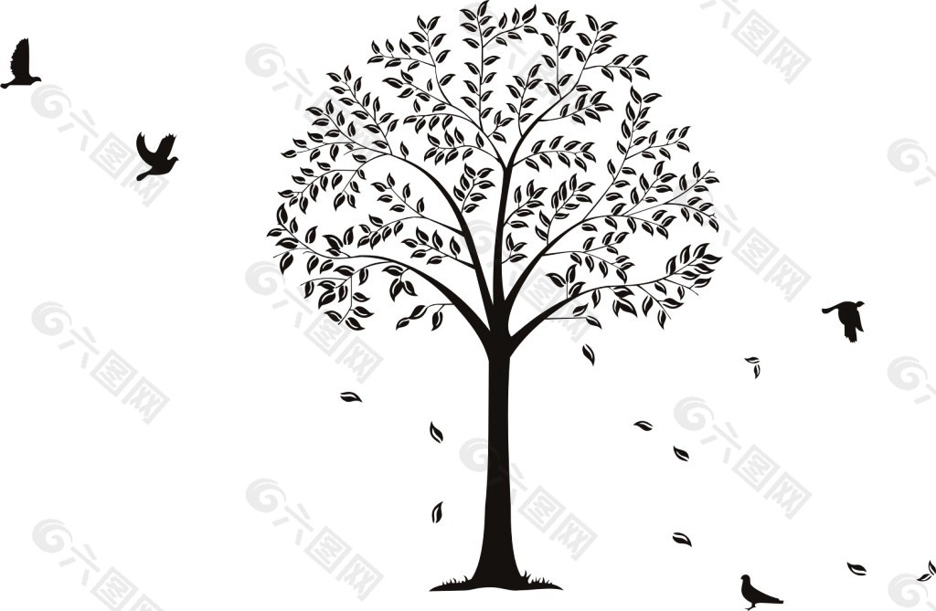 大树和小鸟
