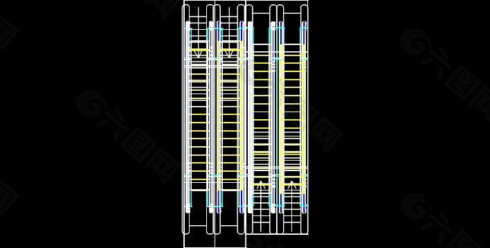 大气自动扶梯、自动电梯cad模型