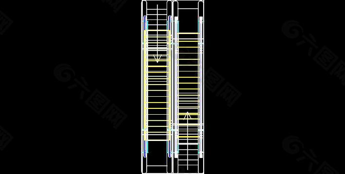 自动扶梯cad模型