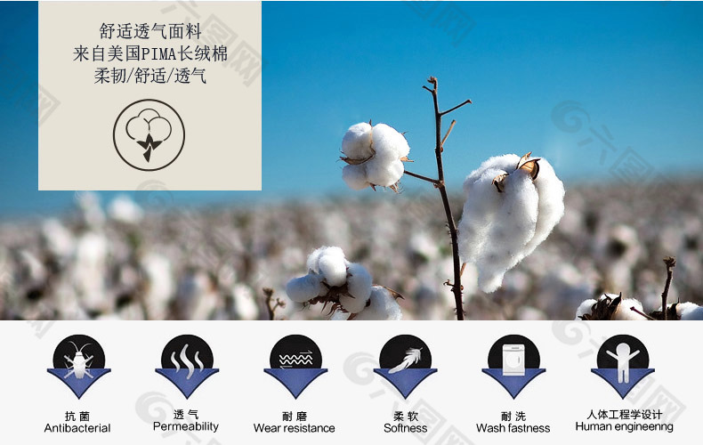 棉花材质面料特点说明
