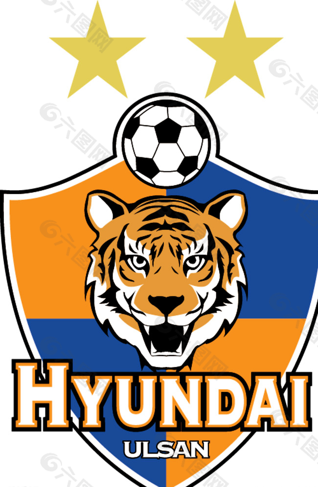 蔚山现代足球俱乐部徽标图片