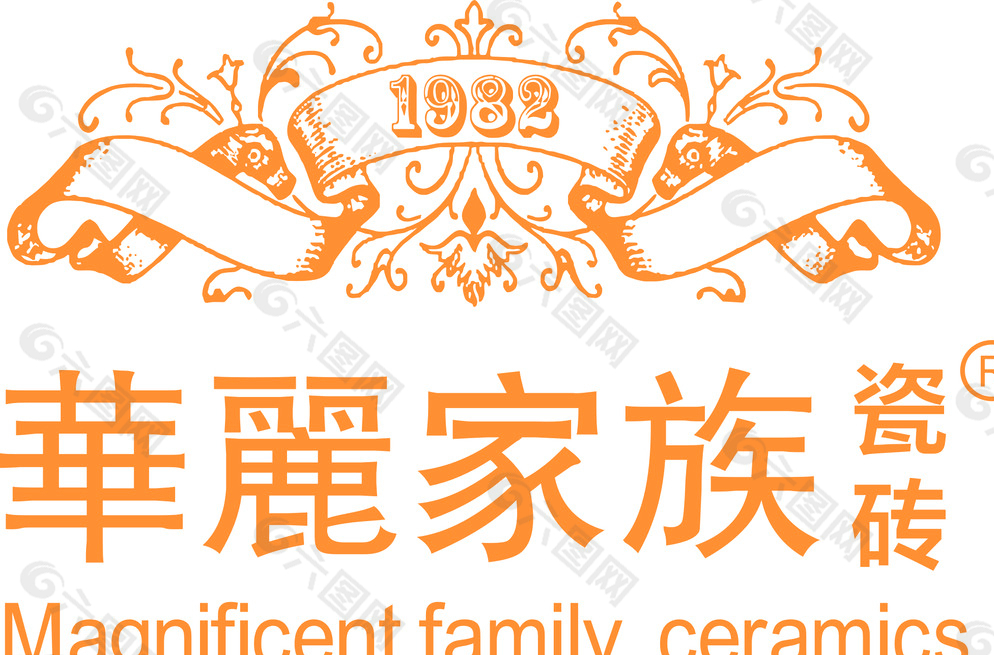 华丽家族瓷砖logo图片