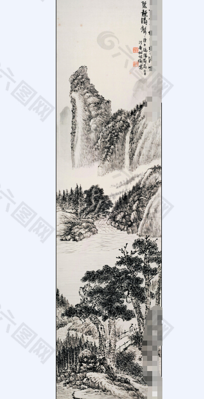 山水画素材