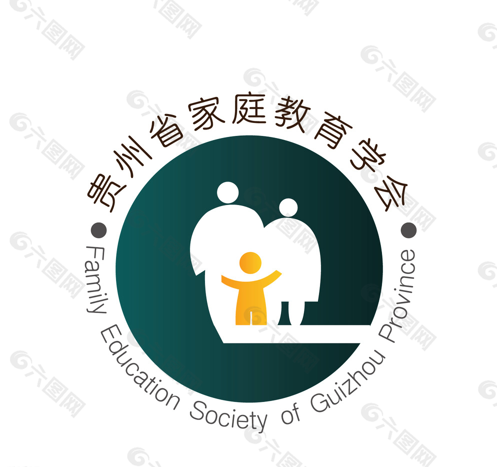 家庭教育学会logo设计提案图片