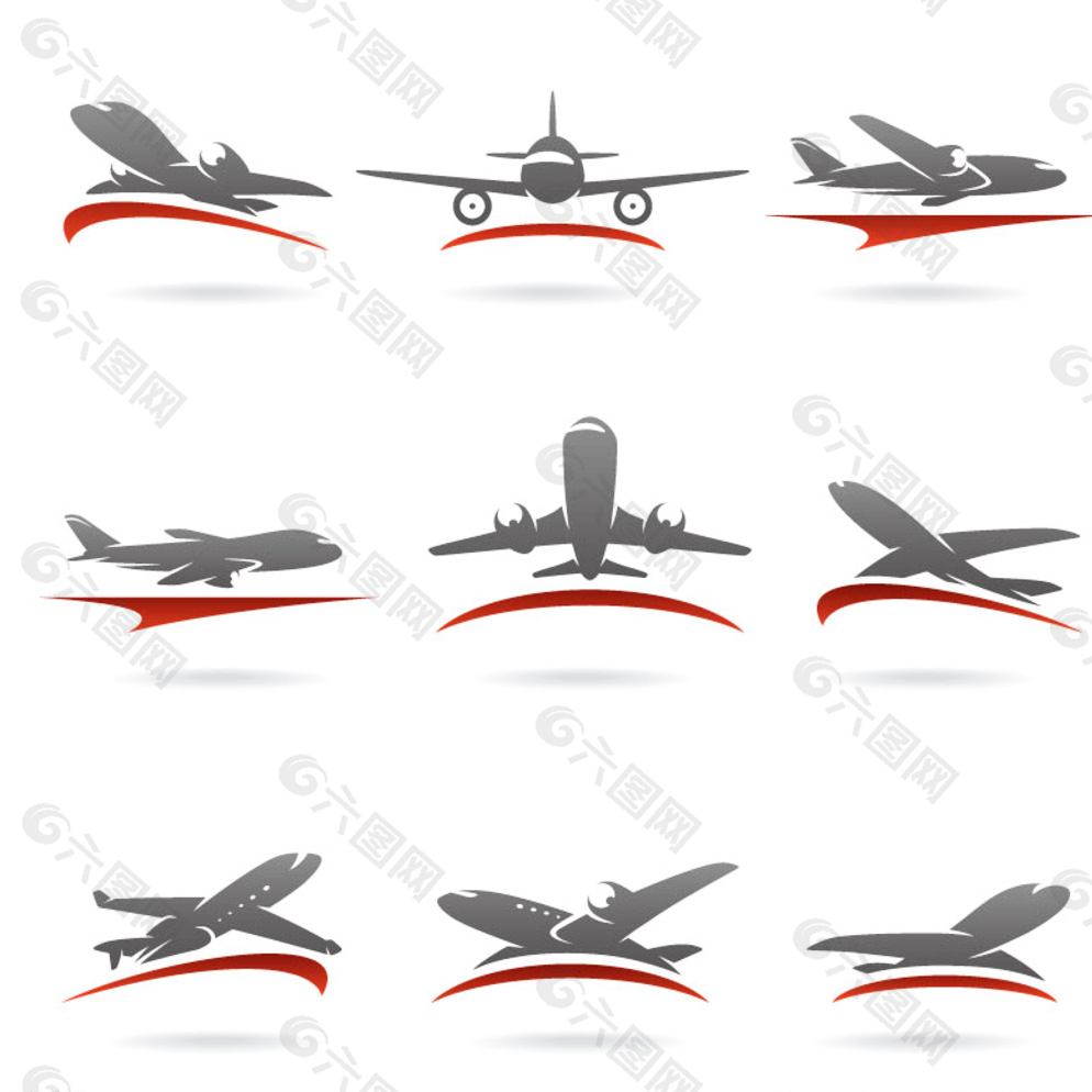 飞机LOGO设计图片